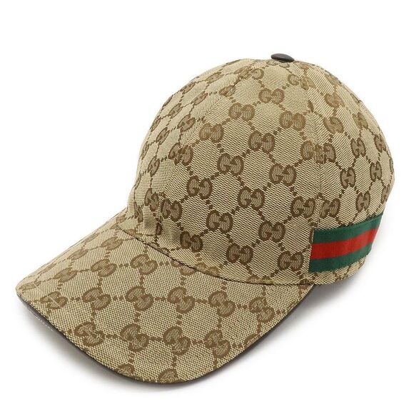 Pre Loved gucci Men brown | beige Hats - Picture 1 of 8